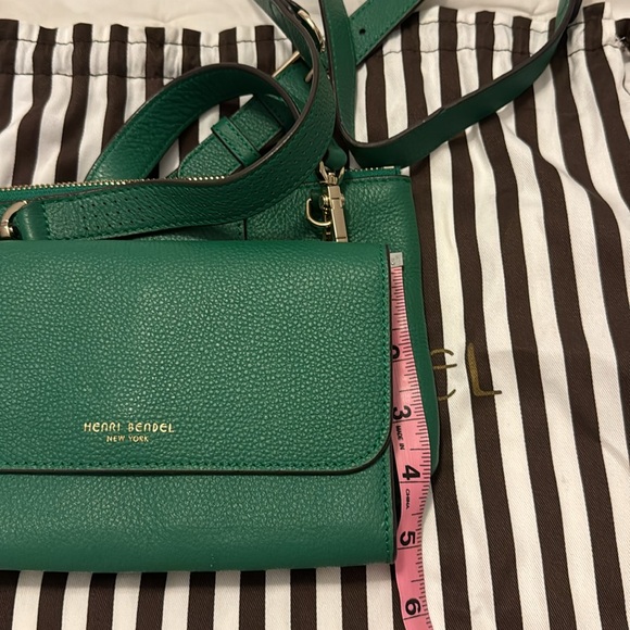 Henri Bendel crossbody 3 in 1 handbag, Kelly green - Picture 10 of 11